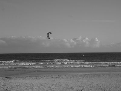 Mikel Knippenberg kitesurfing Tiree