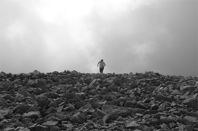 Mikel Knippenberg op Ben Nevis